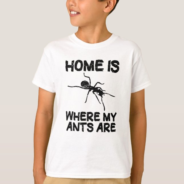 T-shirt Ant Farm Ants Garder Les Insectes Délivrer Des Dev (Devant)