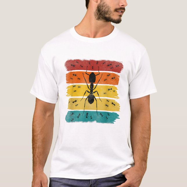 T-shirt Ant Keeper Retro Vintage Ant Farm (Devant)