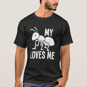 T-shirt Ant Lovers My Tante Love Me Family pour Nephew Nie