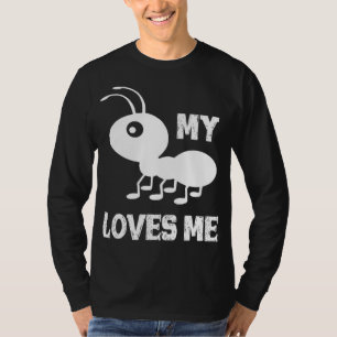 T-shirt Ant Lovers My Tante Lovers me Family Gifts pour Ne