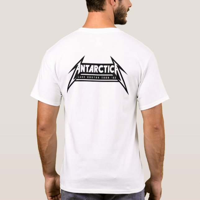 T-shirt Antarctica - Lake Vostok Tour '82 Back (Dos)