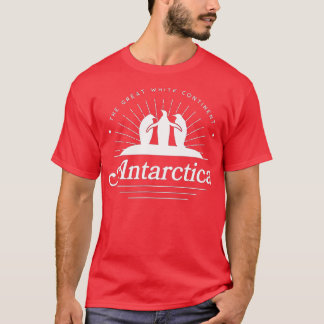 T-shirt Antarctique avec pingouins
