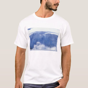 T-shirt Antarctique, baie de Paradise, vagues massives