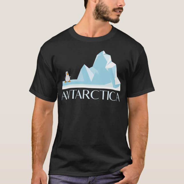 T-shirt Antarctique y a été vacances Antarctique (Devant)