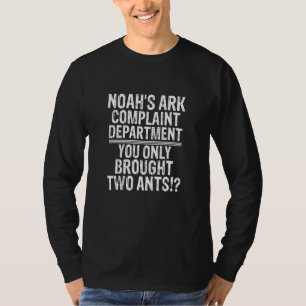 T-shirt Anteater Noahs Ark Plainte Dept Seulement 2 Ants C