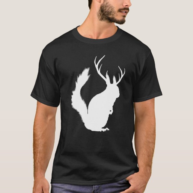 T-shirt Antelabbit Squirrel Cute Rabbit Animal Graphisme (Devant)
