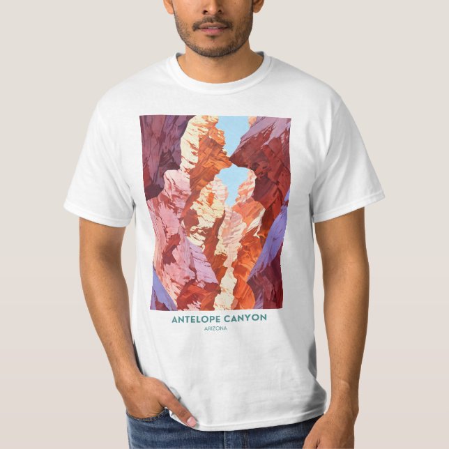 T-shirt Antelope Canyon, Arizona (Devant)