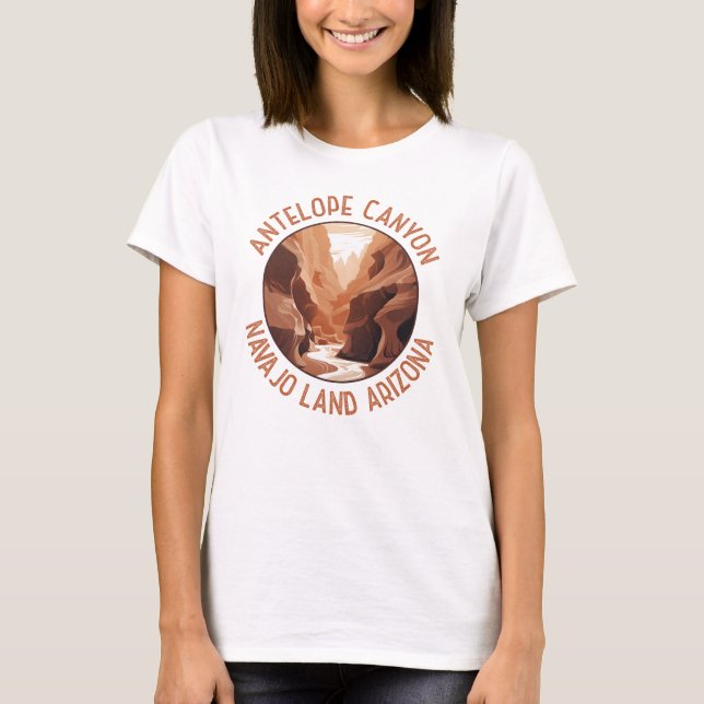 T-shirt Antelope Canyon Cercle détendu (Devant)
