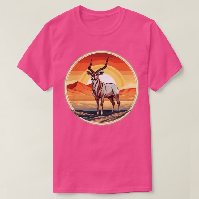 T-shirt Antelope rétro (Design devant)