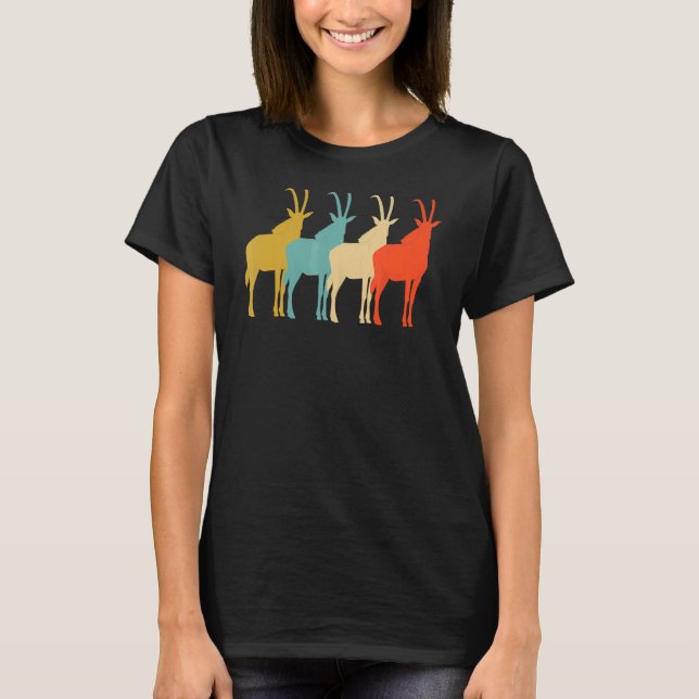 T-shirt Antelope Retro Vintage (Devant)