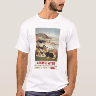 T-shirt Antenne d'affiche britannique de chemins de fer de