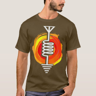 T-shirt Antenne Schéma de jambon Radio sol Amateur