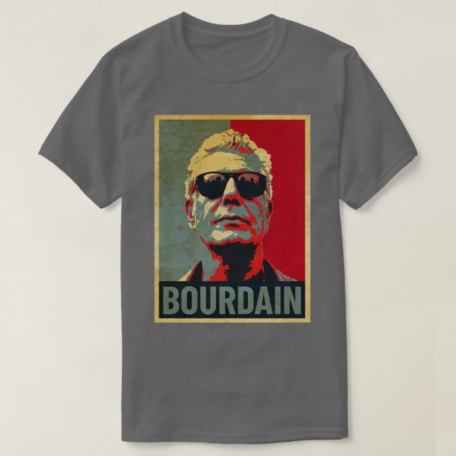 T-shirt Anthony Bourdain Hope (Design devant)