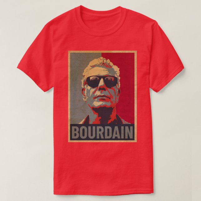 T-shirt Anthony Bourdain Hope (Design devant)