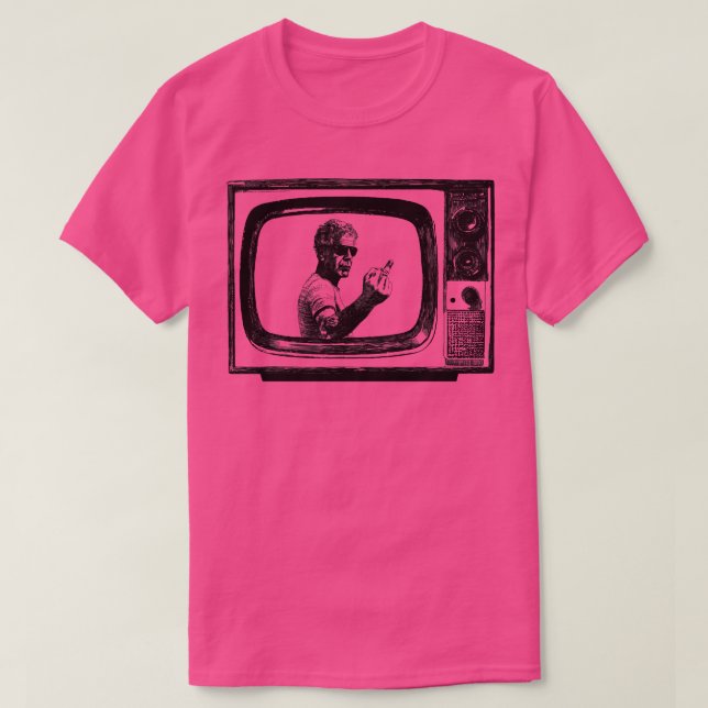 T-shirt Anthony Bourdain Retro (Design devant)