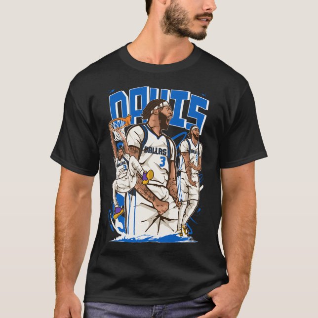 T-shirt Anthony Davis Dallas Caricature active (Devant)