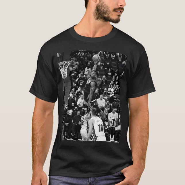 T-shirt Anthony Edwards - Dunk Of The Year - Blackwhite (Devant)
