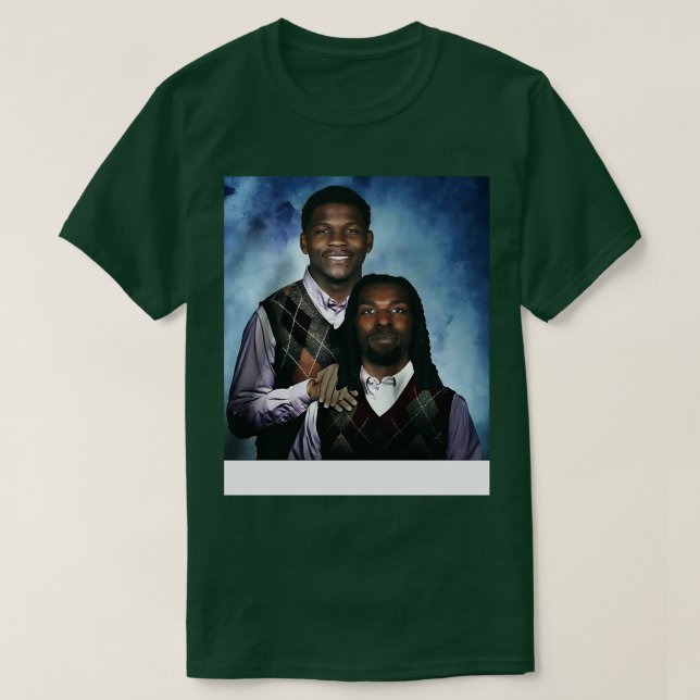 T-shirt Anthony Edwards Minnesota Et Naz Reid Step Brossen (Design devant)