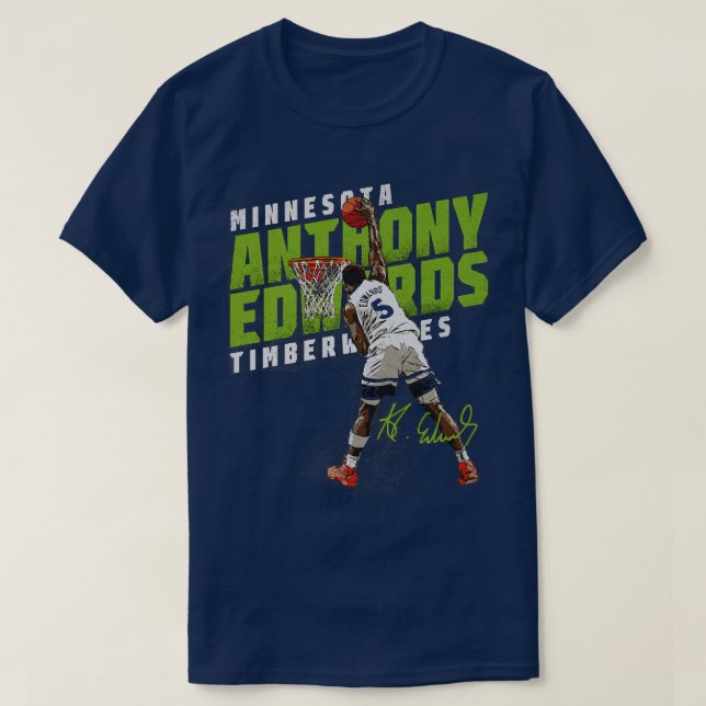 T-shirt Anthony Edwards Minnesota Slant (Design devant)