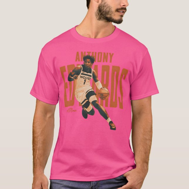 T-shirt Anthony Edwards Retro Anthony Edwards Playtime (Devant)