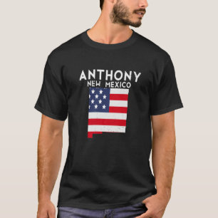 T-shirt Anthony USA State America Travel New Mexican New M