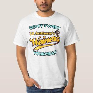 T-shirt Anthony Weiner ne gazouillent pas votre viande