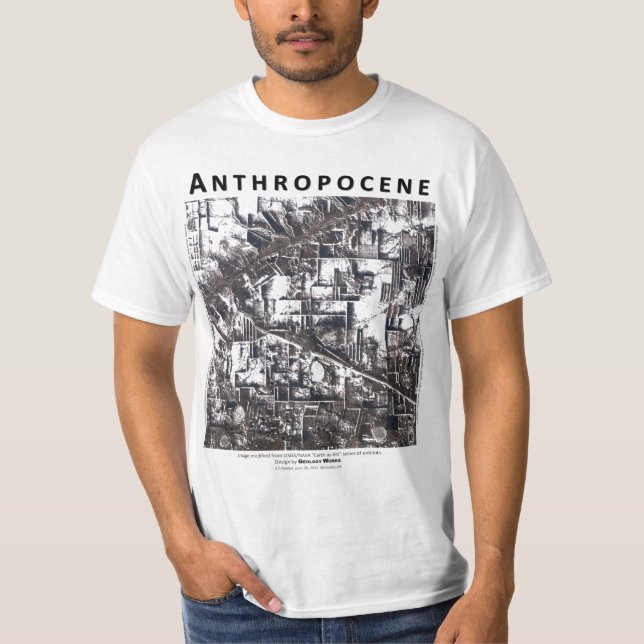 T-shirt Anthropocene II_A - Jour d'hiver, N. Kazakahstan (Devant)