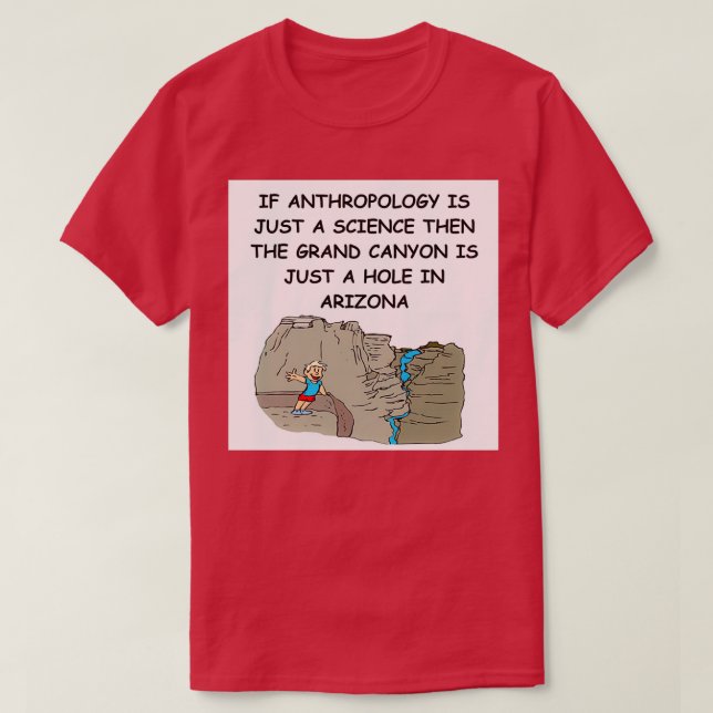 T-shirt Anthropologie blague 1 (Design devant)