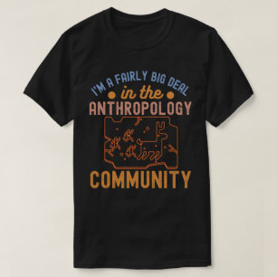 T-shirt Anthropologie Drôle, squelette d'anthropologie