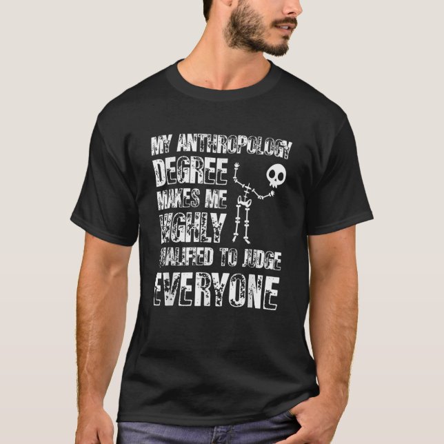 T-shirt Anthropologie Humanité Science Anthropologue Archa (Devant)