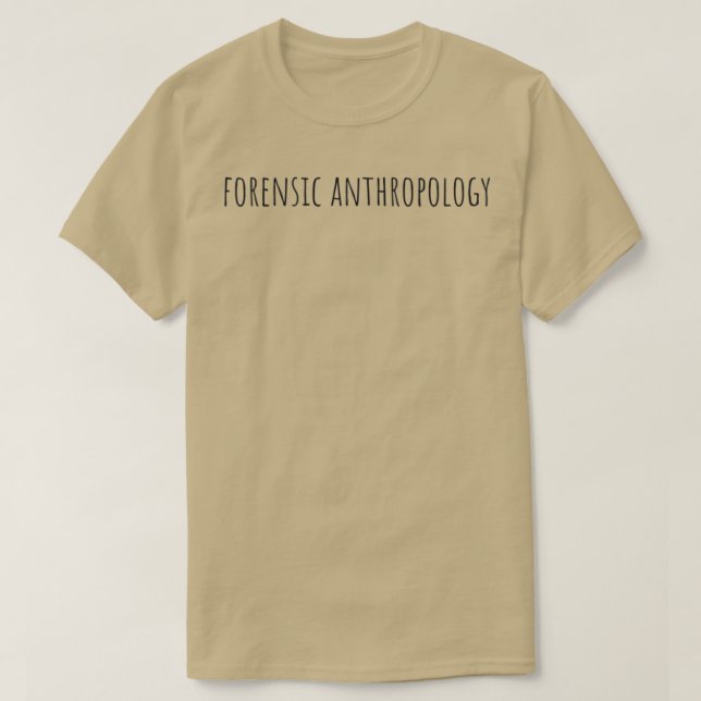 T-shirt anthropologie médico-légale 2 (Design devant)