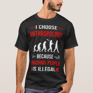 T-shirt Anthropologue qui frappe l'anthropologie