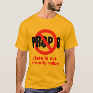 T-shirt ANTI APPUI VERTICAL 8 - la haine n'est pas une