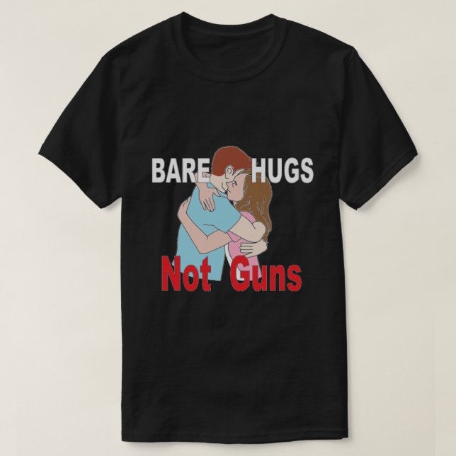 T-Shirt Anti-Arme À Feu Non Guns (Design devant)
