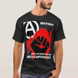 T-shirt anti-autoritaire de premier mai