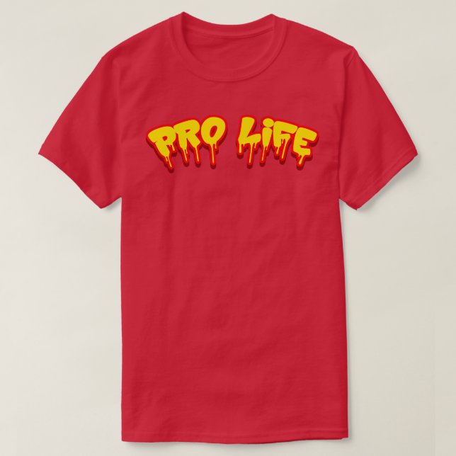 T-shirt Anti-avortement (Design devant)