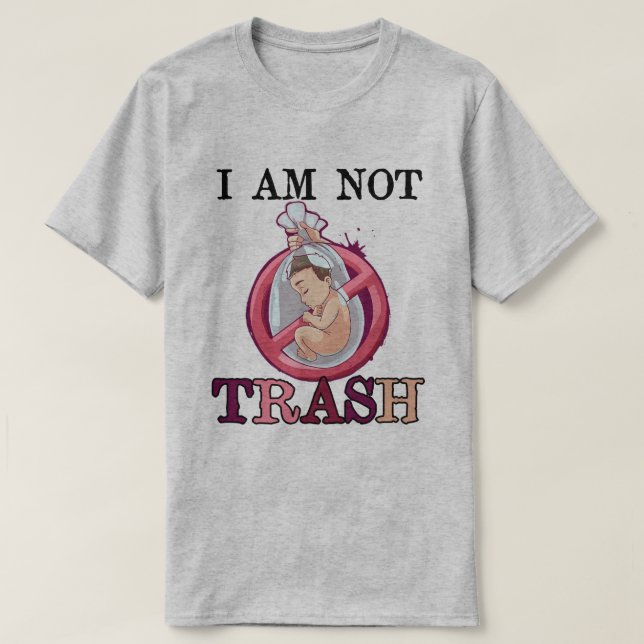 T-shirt Anti Avortement Pro-Life Choice Arrêter les vies à (Design devant)