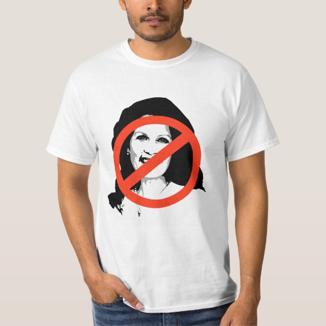 T-shirt ANTI-BACHMAN : Anti-Michelle Bachman (Devant)