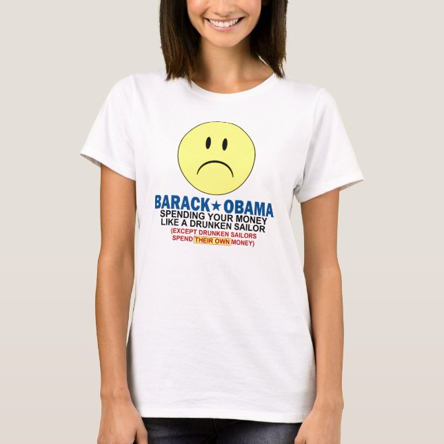 T-shirt Anti Barack Obama (Devant)