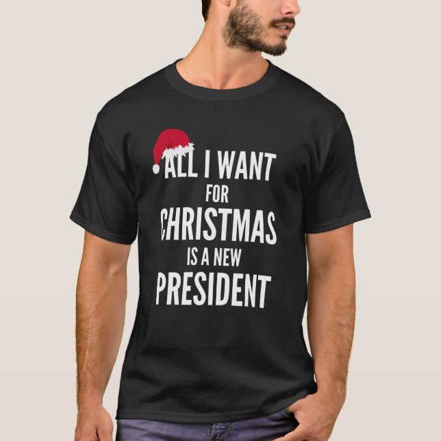 T-shirt Anti Biden Père Noël (Devant)