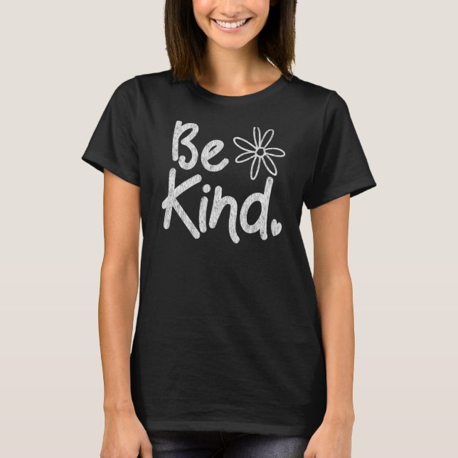T-shirt Anti Bully Be Kind Cute Orange Unity Day L'intimid (Devant)