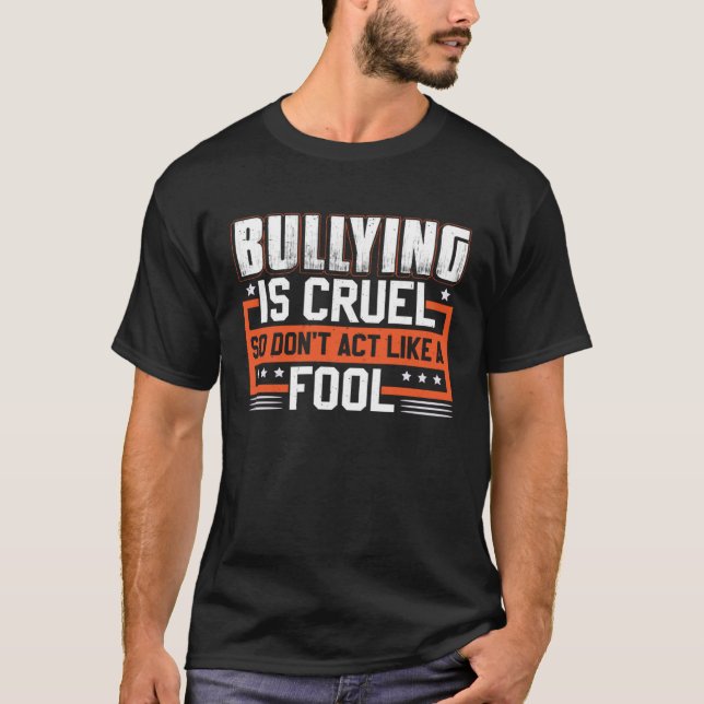 T-shirt Anti Bully Unity Day Anti Bullying (Devant)