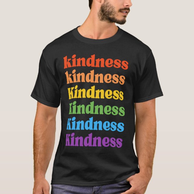 T-shirt Anti Bullying Unity Day Kindness Rainbow Kids Grap (Devant)