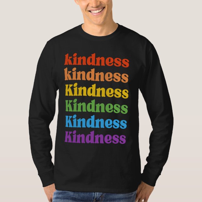 T-shirt Anti Bullying Unity Day Kindness Rainbow Kids Grap (Devant)