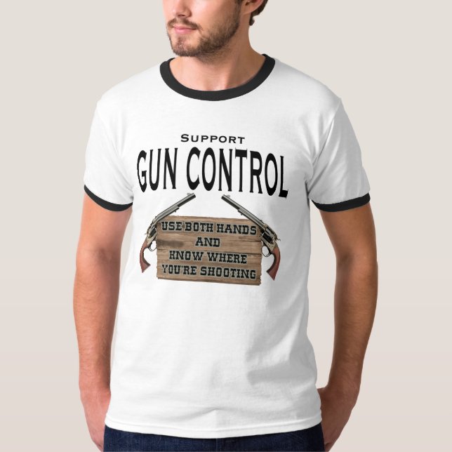 T-shirt Anti chemise du contrôle des armes 2 (Devant)