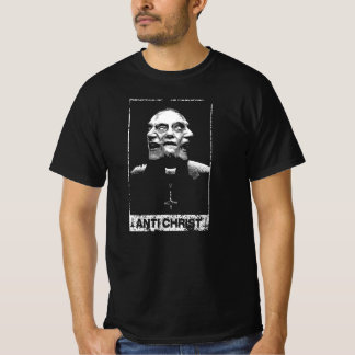 T-SHIRT ANTI-CHRIST, BRÛLER LE SATANIQUE PRIESTM TEE
