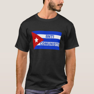 T-shirt Anti Communiste, Cuba libre protestation contre l'