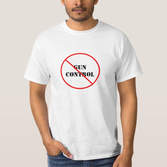 T-shirt Anti contrôle des armes (Devant)