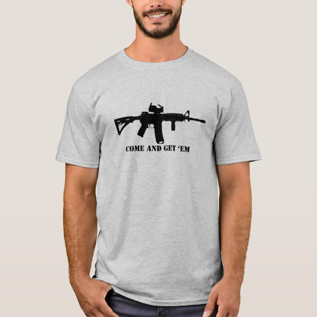 T-shirt Anti contrôle des armes, amants d'arme à feu, NRA (Devant)
