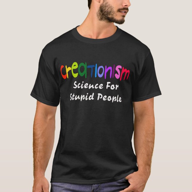 T-shirt Anti-Créationisme (Devant)
